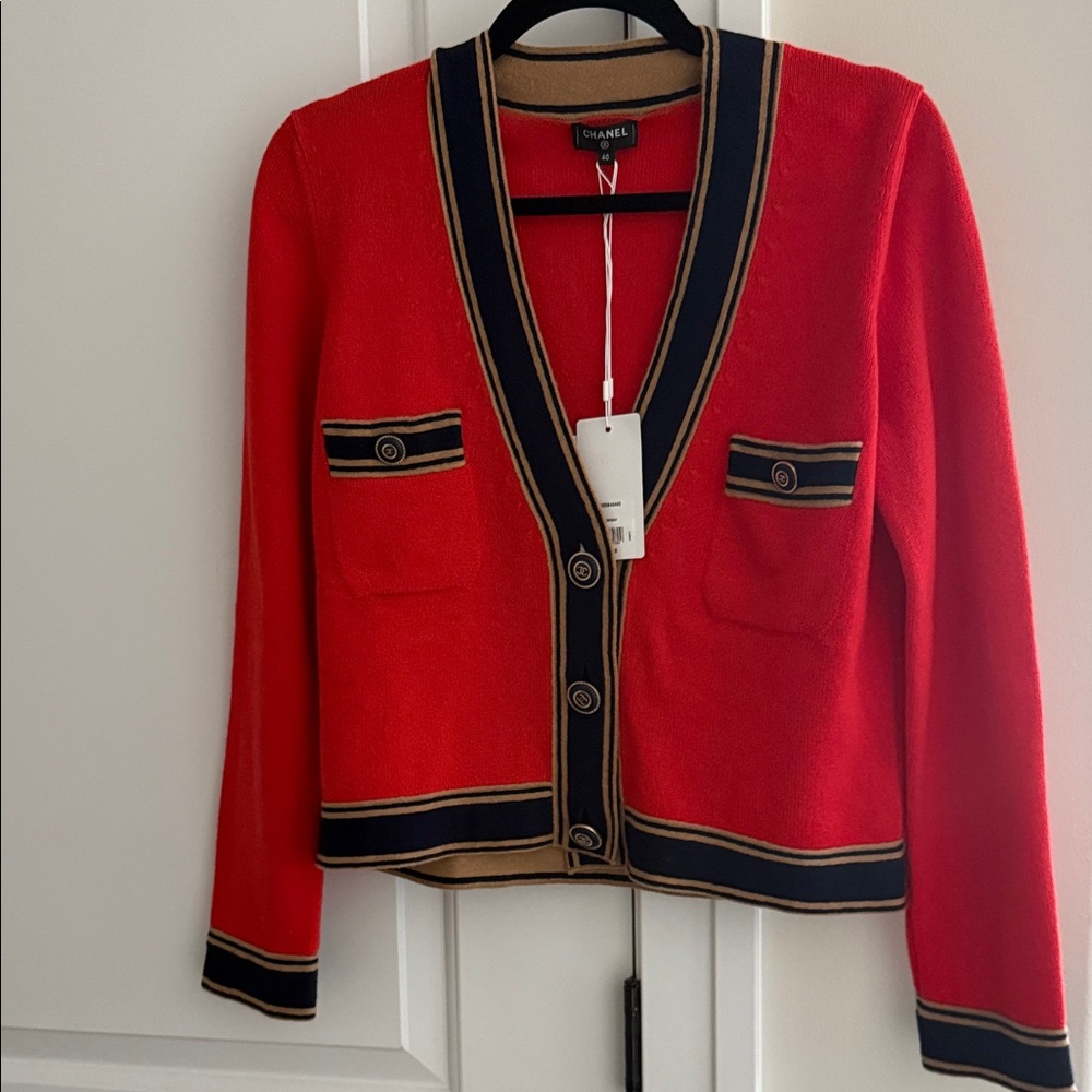 CHANEL Cardigan Size 40 NWT